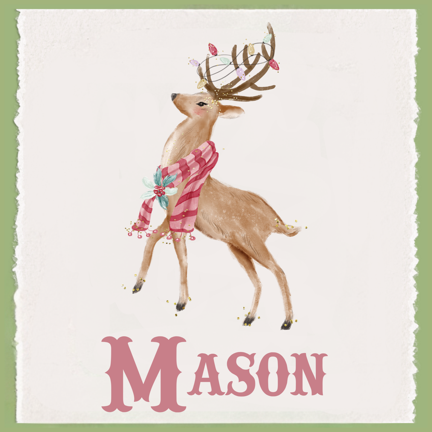 Preppy Deer Crest