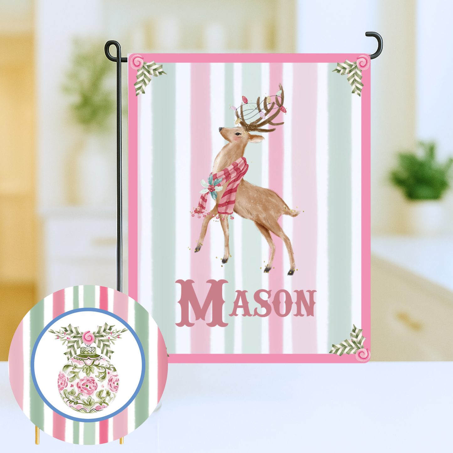 Preppy Deer Crest