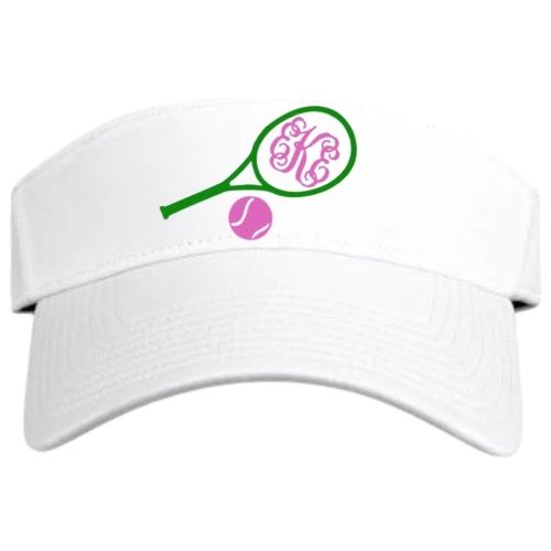 Cause A Racket Monogram Visor - Personalize It!
