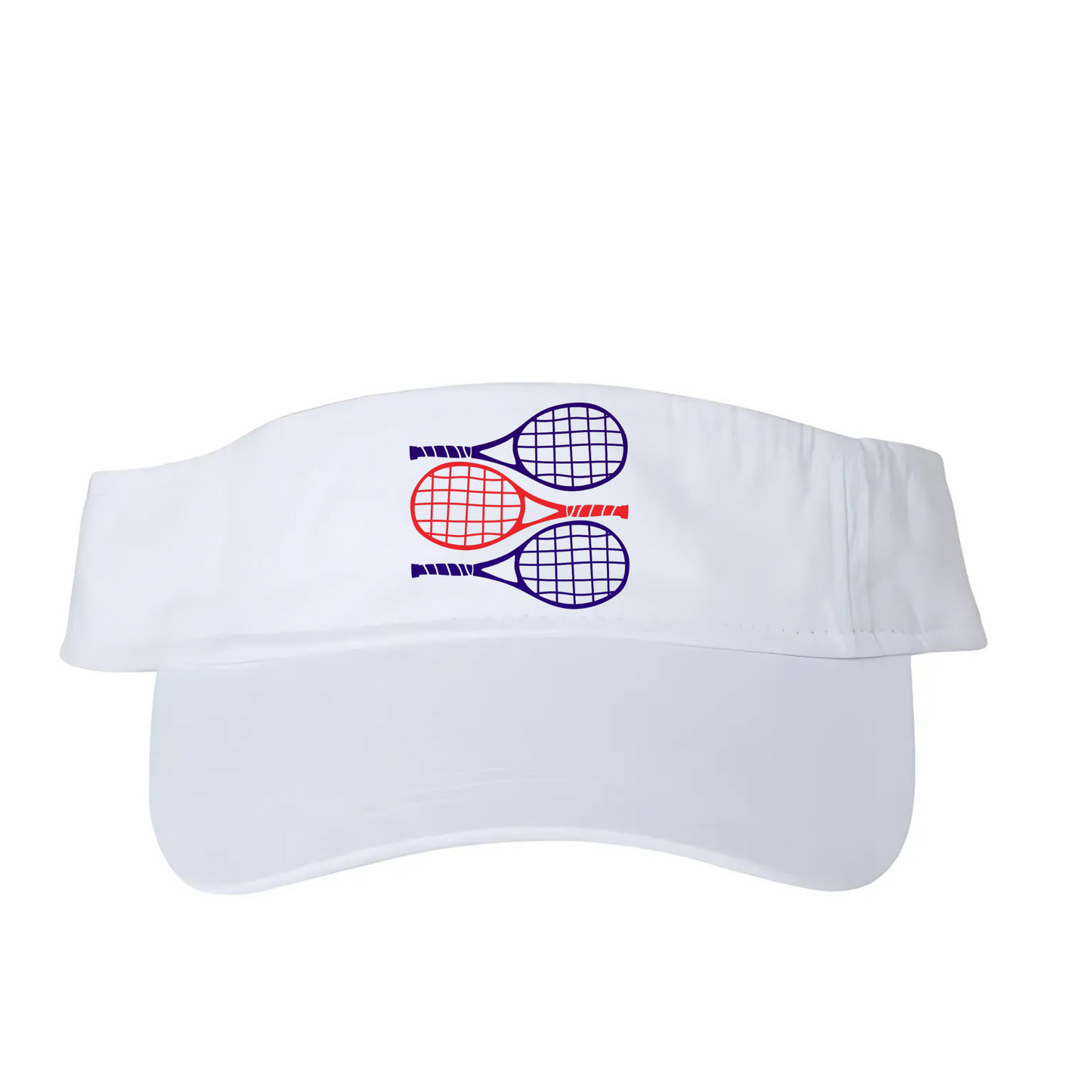 Stacked Rackets Collection - Game Day Visor - Personalize It!