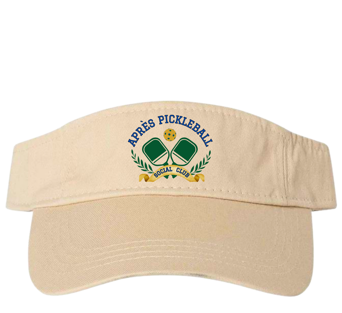 Après Pickleball Social Club Visor