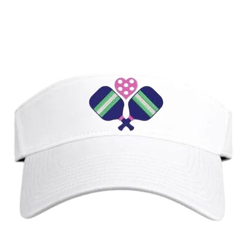 Double Pickleballl Paddle Monogram Visor