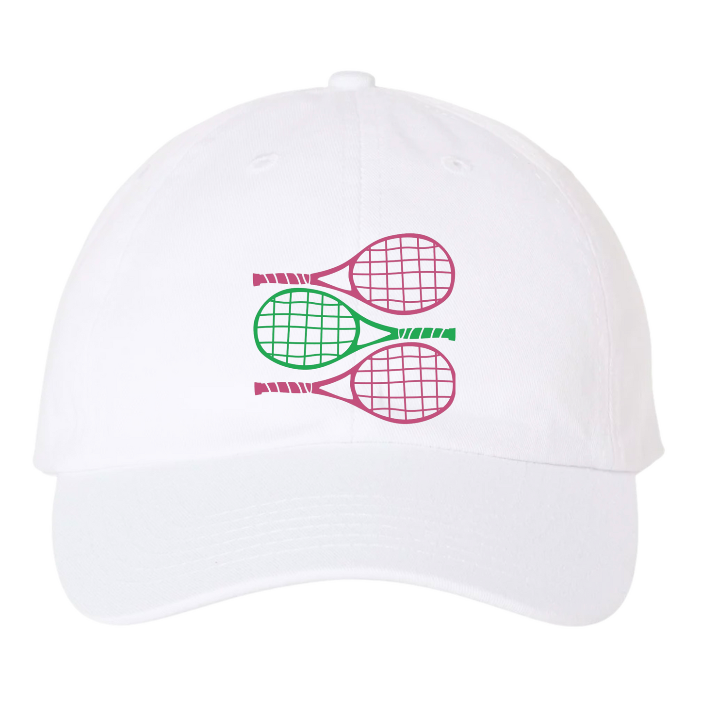 Stacked Racket Collection - Courtside Cap - Personalize It!