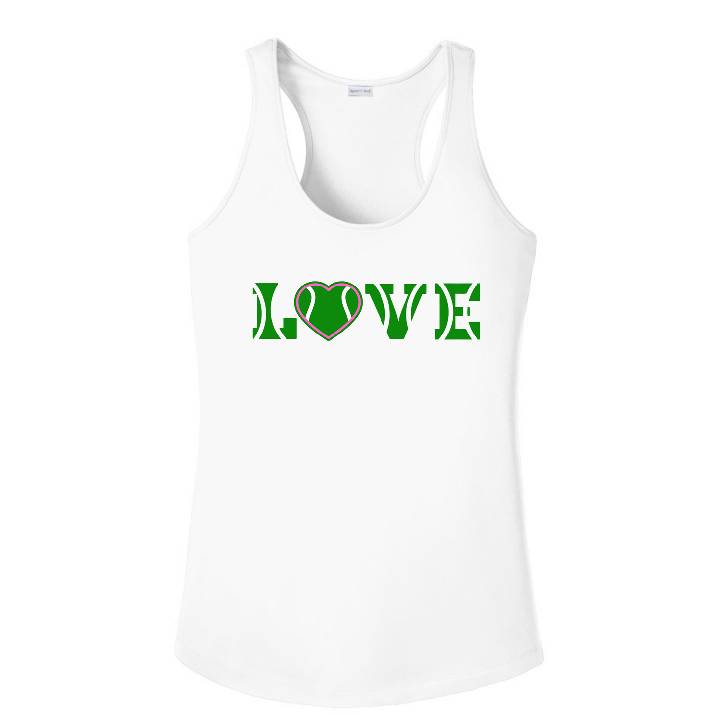 Love With a Heart Racerback Tank
