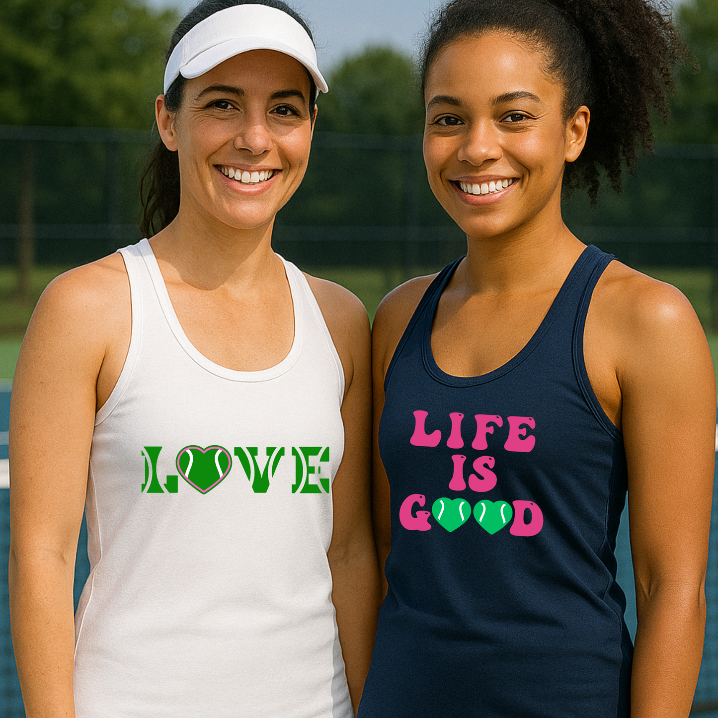 Love With A Heart Racerback Tank