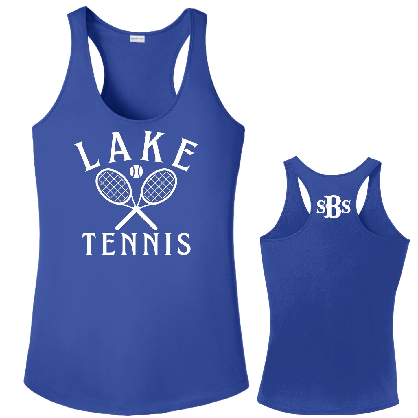 Your Team Tennis Monogram Racerback Tank – Customizable Women's Tennis Apparel