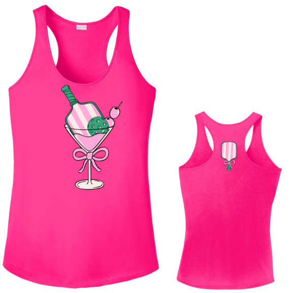Sip & Serve in Style with Our Pickleball Martini Tank