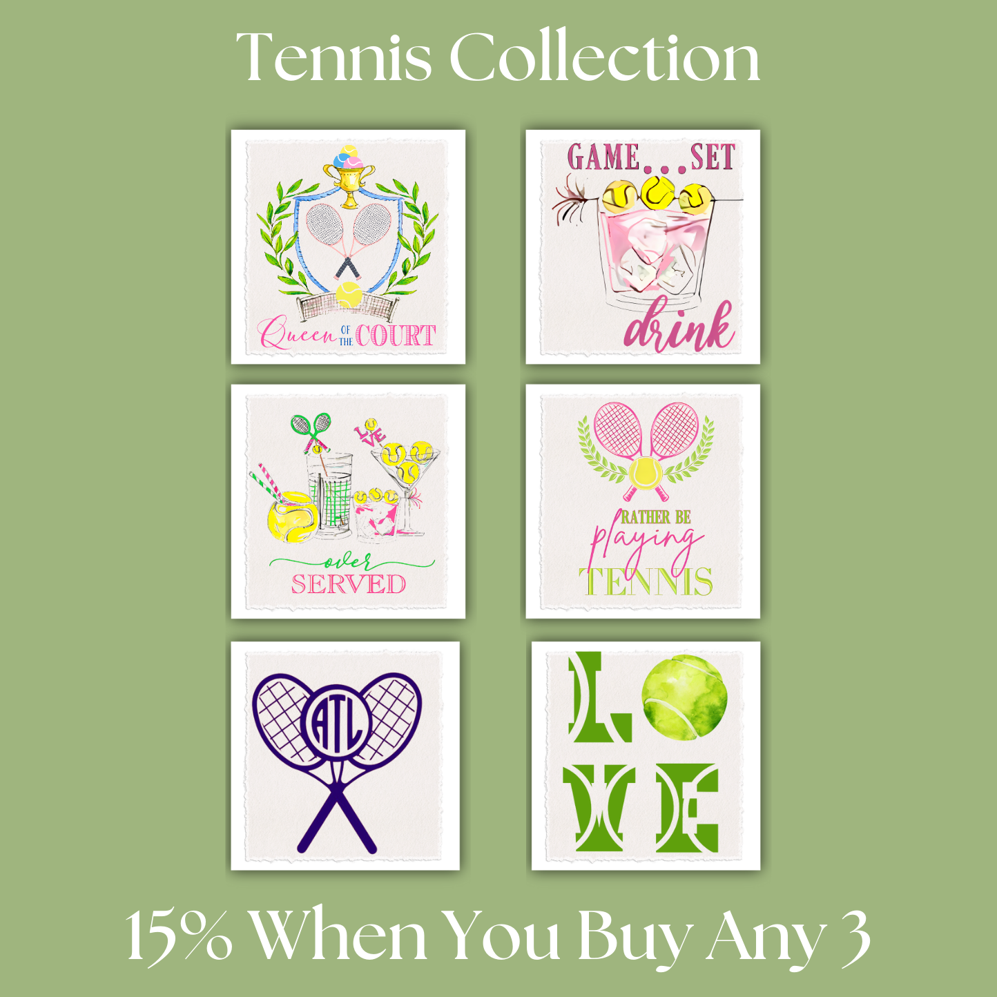 Queen of The Court Tea Towel