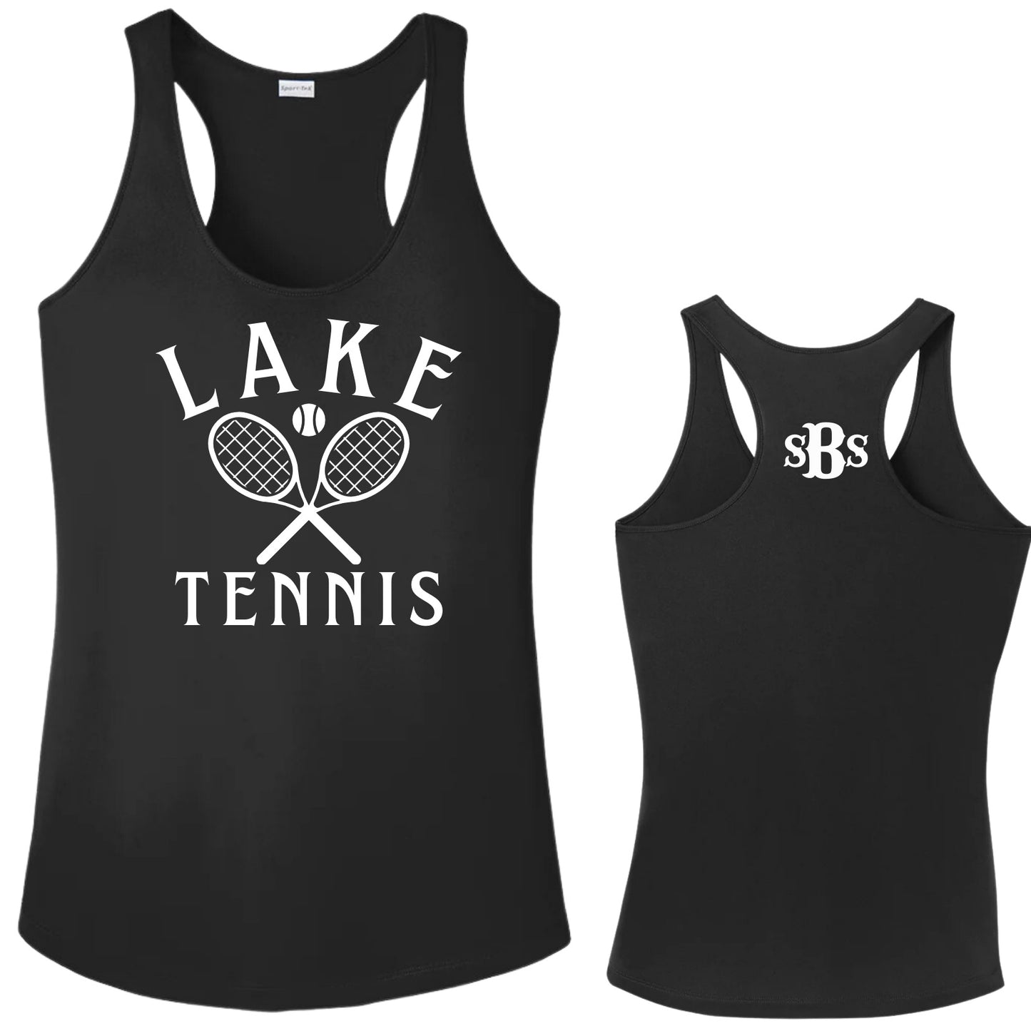 Your Team Tennis Monogram Racerback Tank – Customizable Women's Tennis Apparel