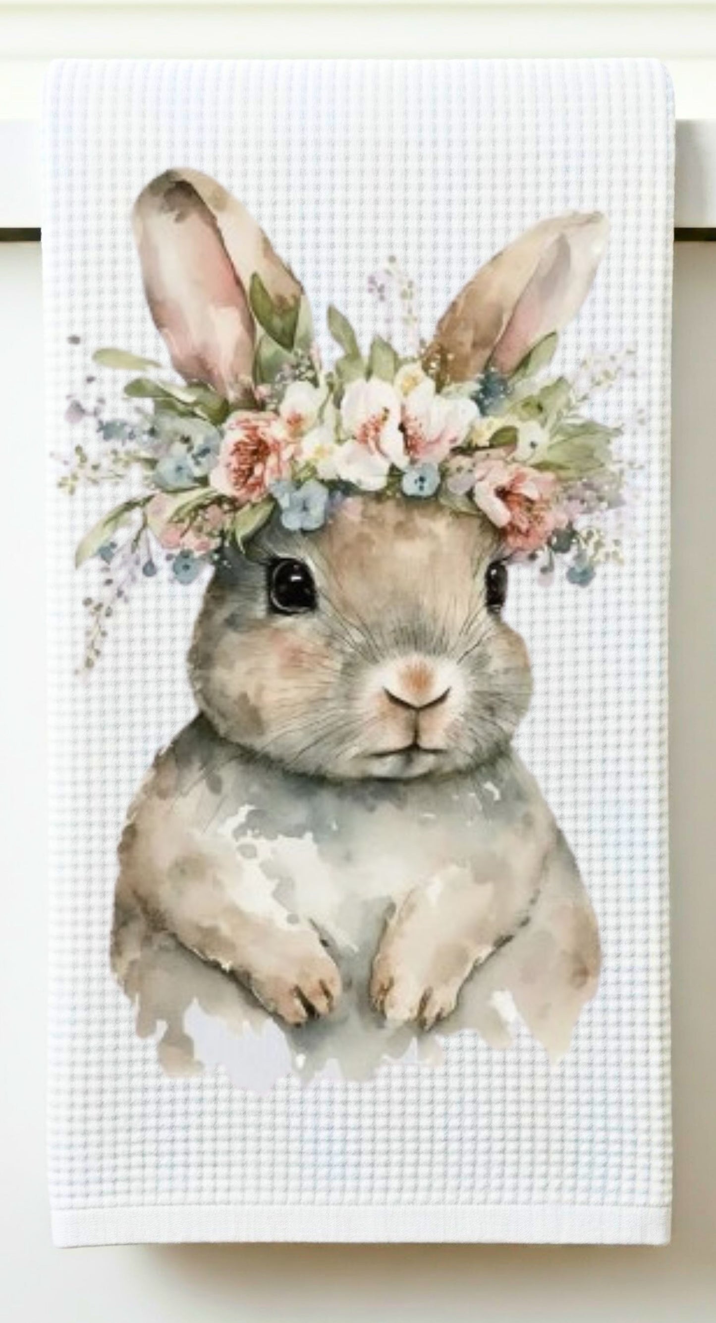 Vintage Bunny Tea Towel