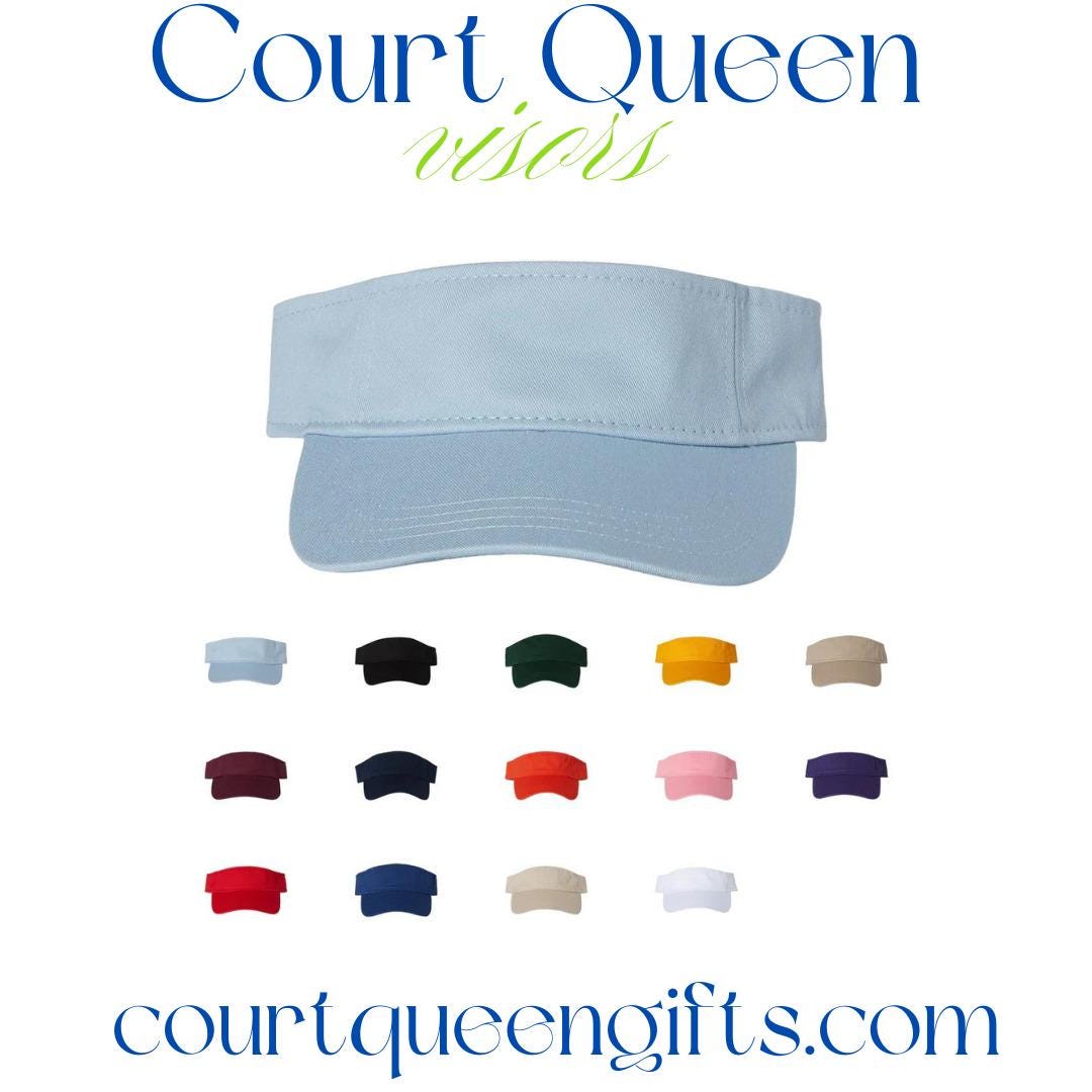 Après Golf Visor - Stylish White Golf Cap with Navy Embroidery - Perfect Clubhouse Accessory - Gift for Golf Lovers, Unisex Style