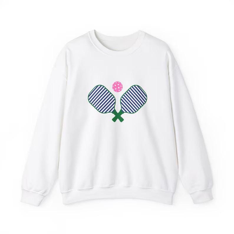 Pickleball Cross Paddle Sweatshirt