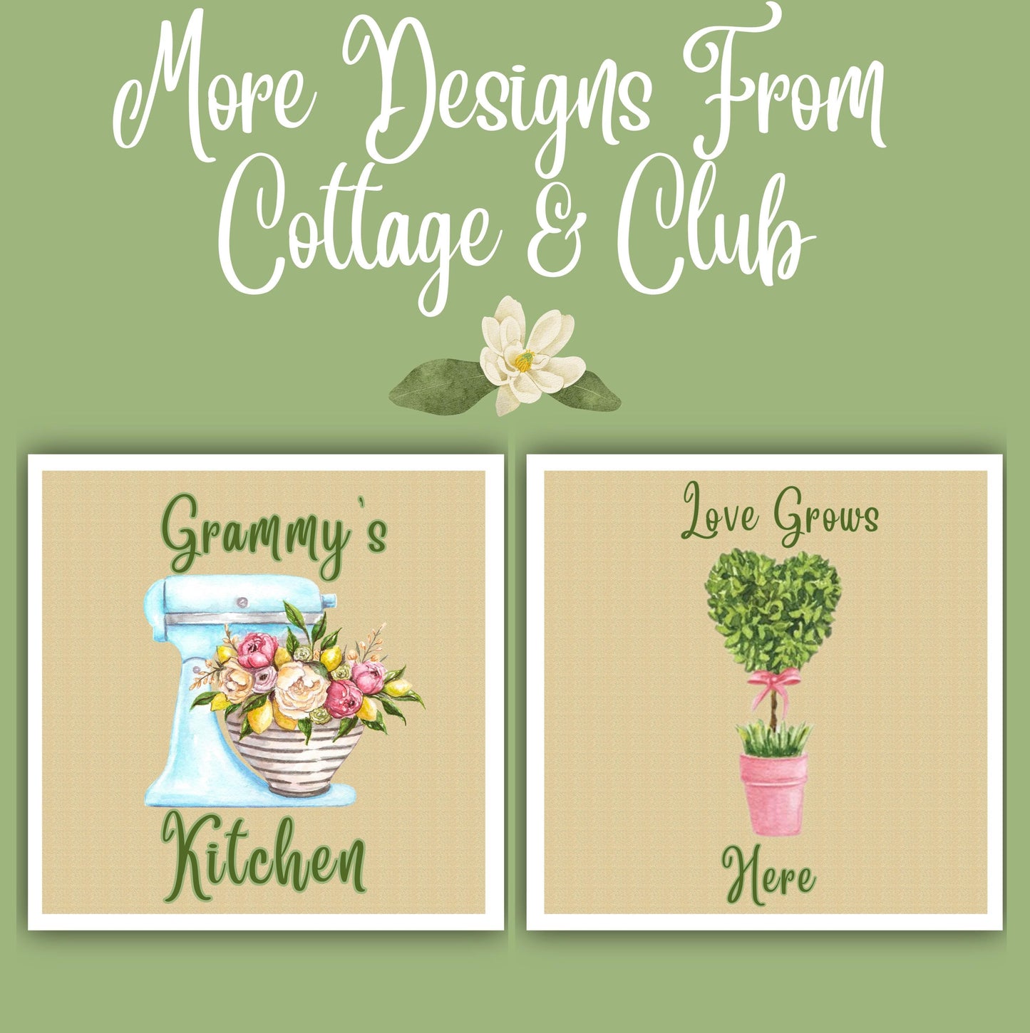 Shabby Cottage Rose Heart Tea Towel