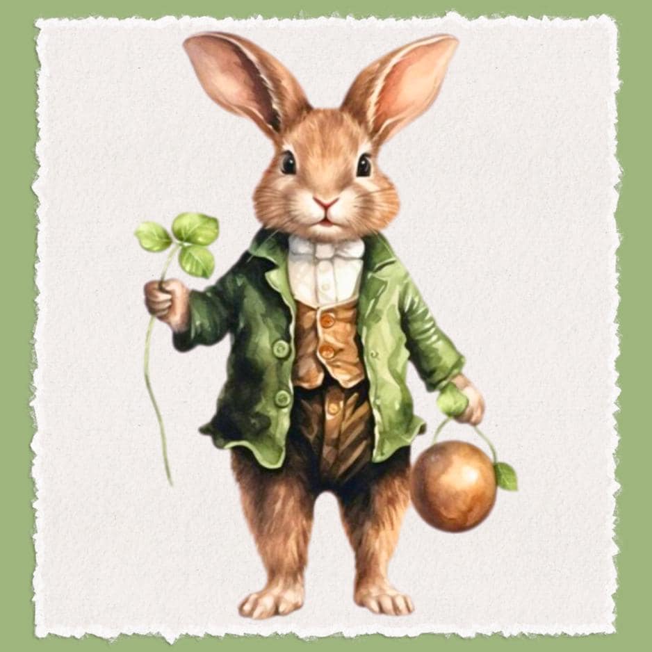 St. Patricks Day Easter Tea Towel