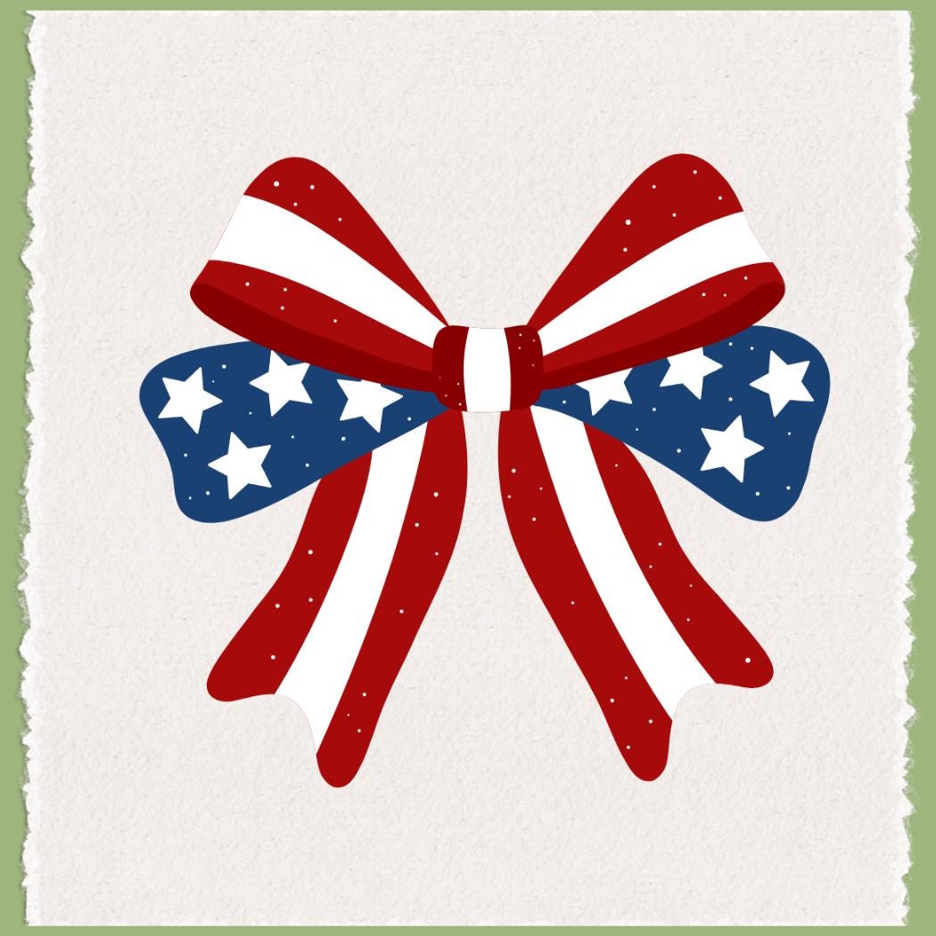 Preppy Patriotic Tea Towel Collection