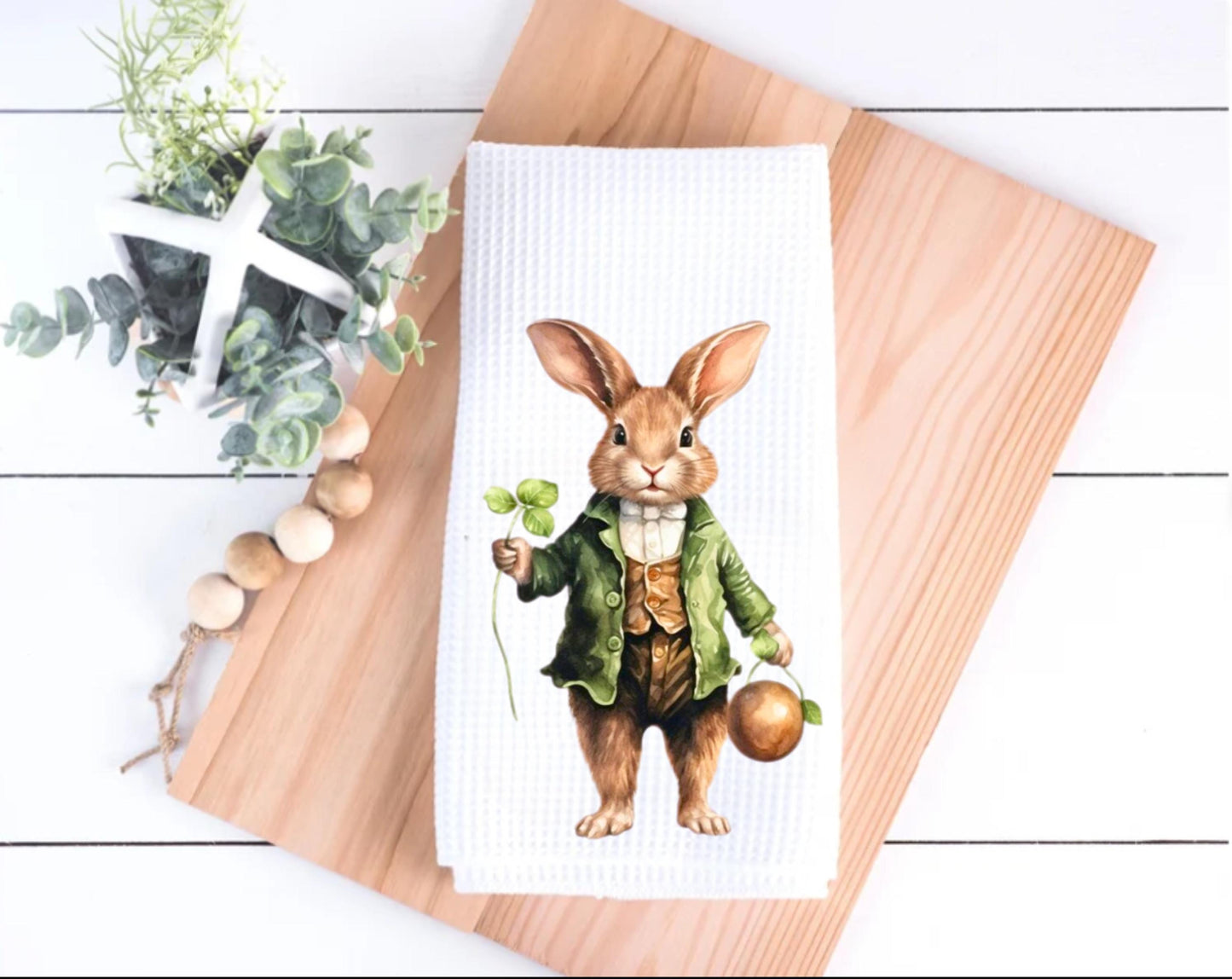 St. Patricks Day Easter Tea Towel