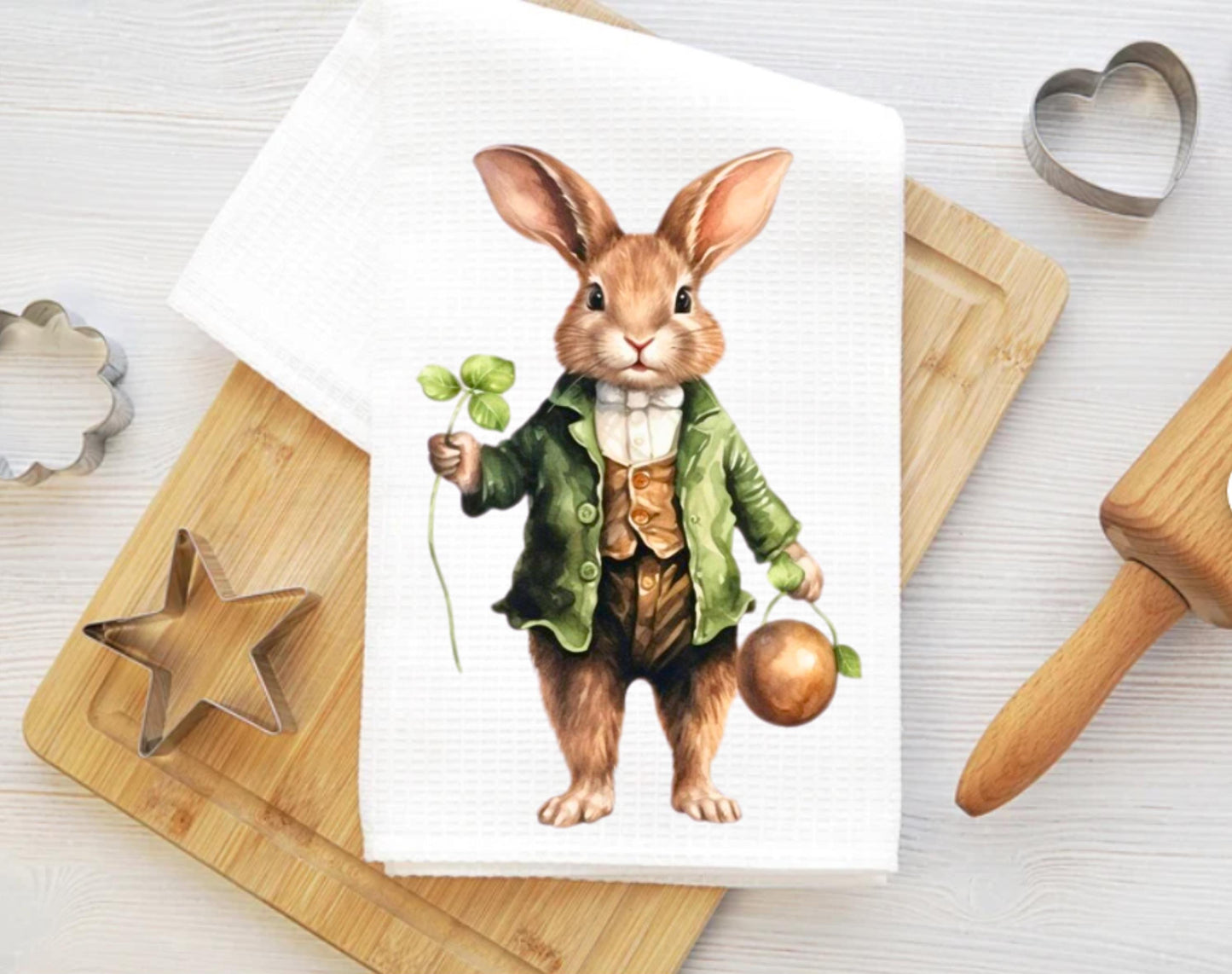 St. Patricks Day Easter Tea Towel