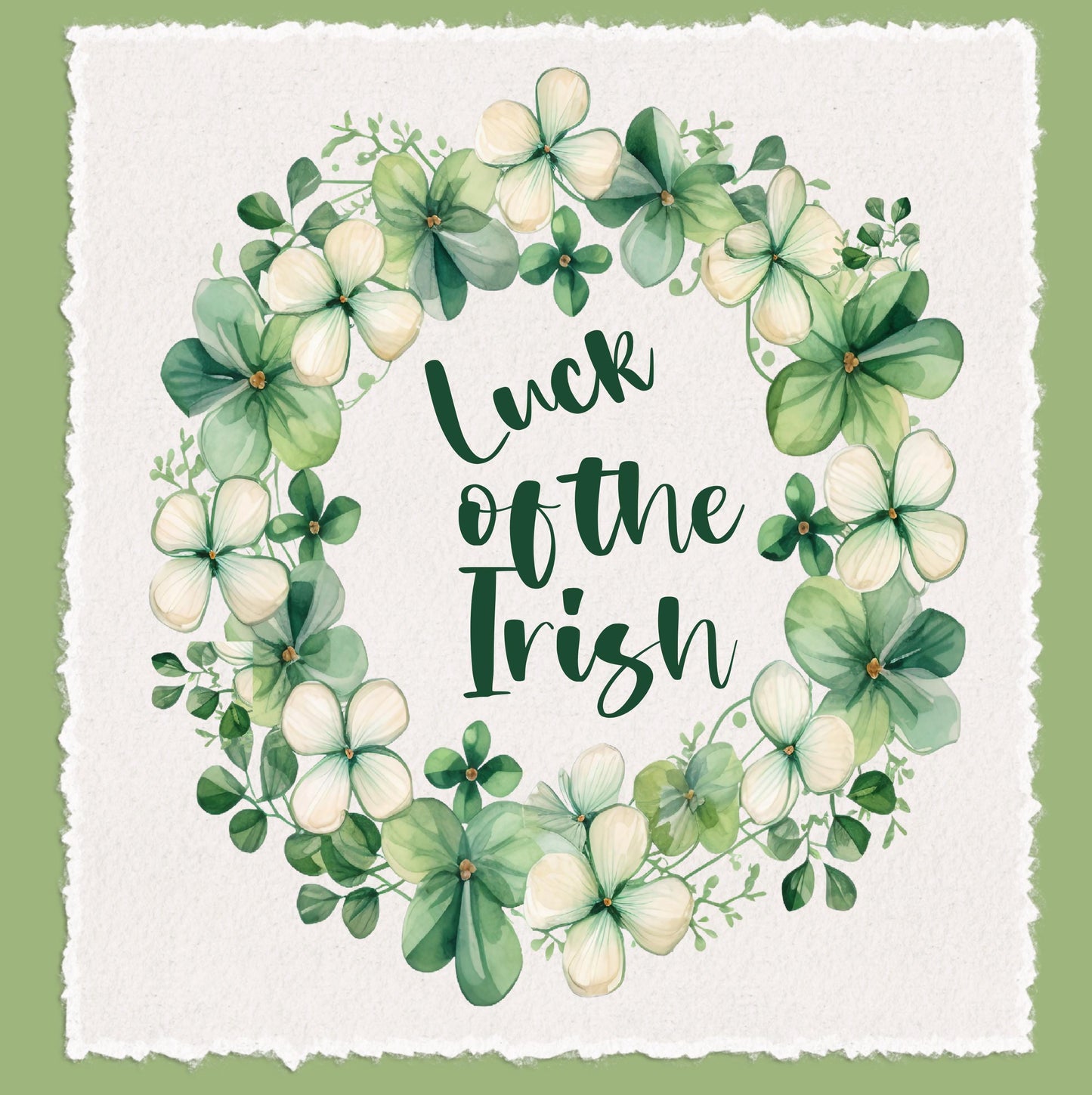 Happy St. Patrick's Day Tea Towel