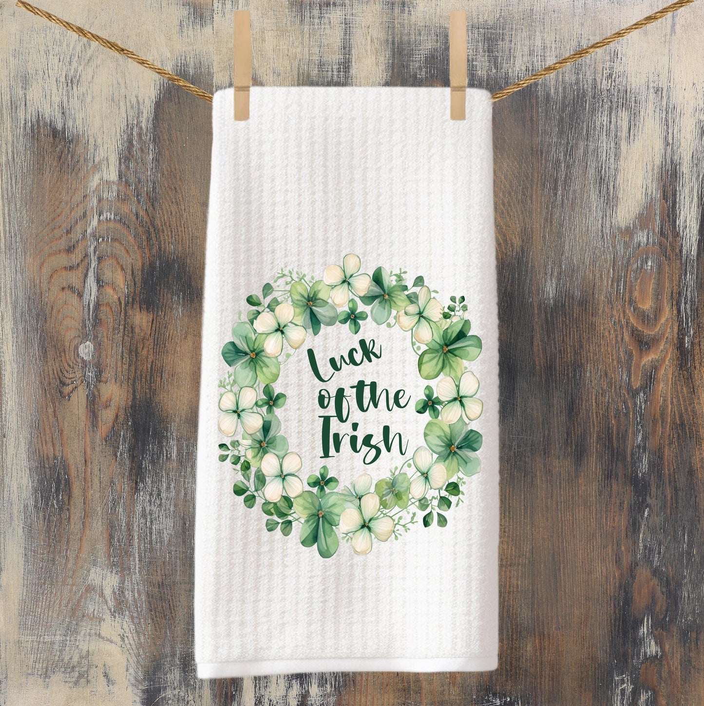 Happy St. Patrick's Day Tea Towel