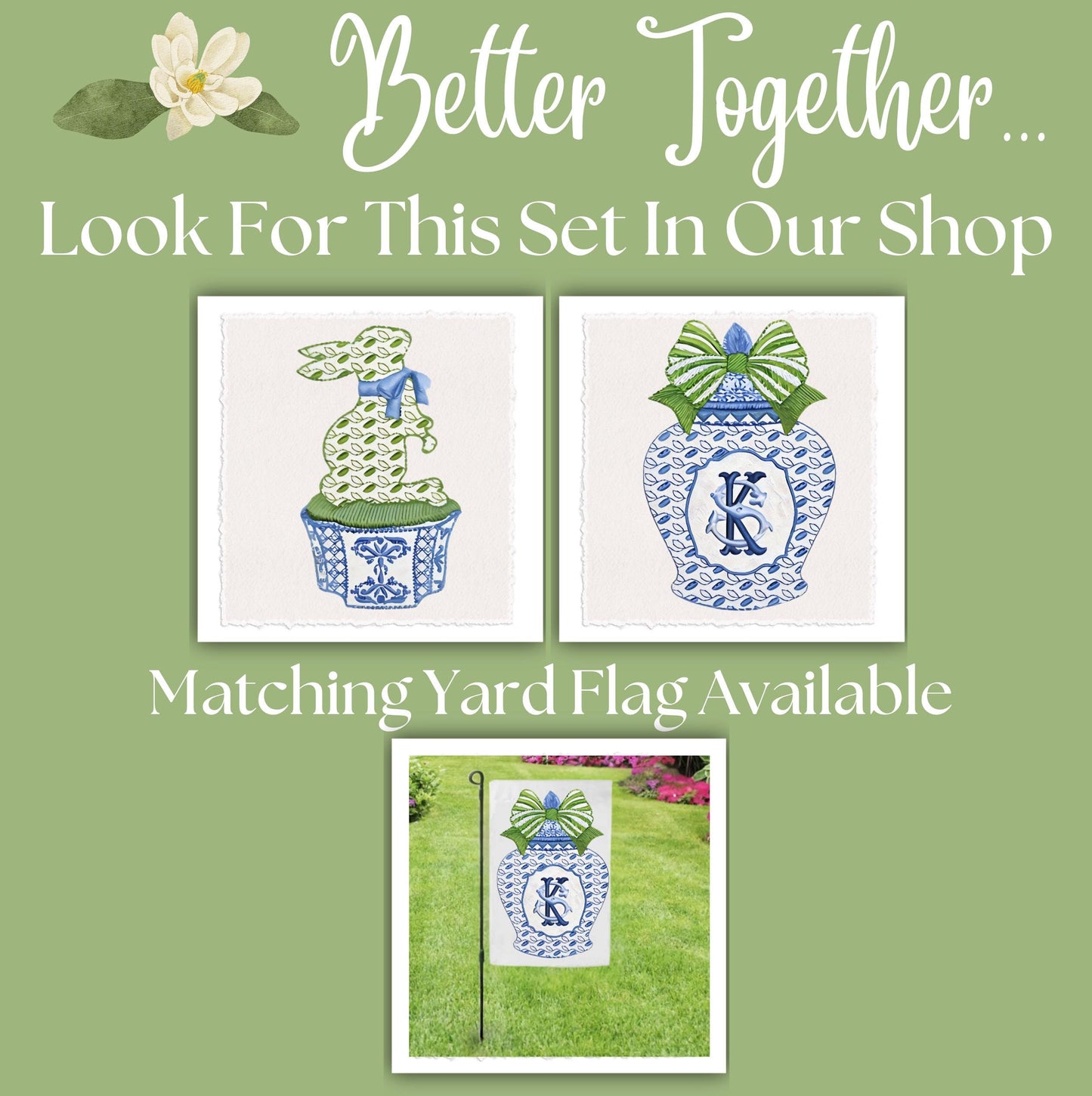 Monogram Tea Towel