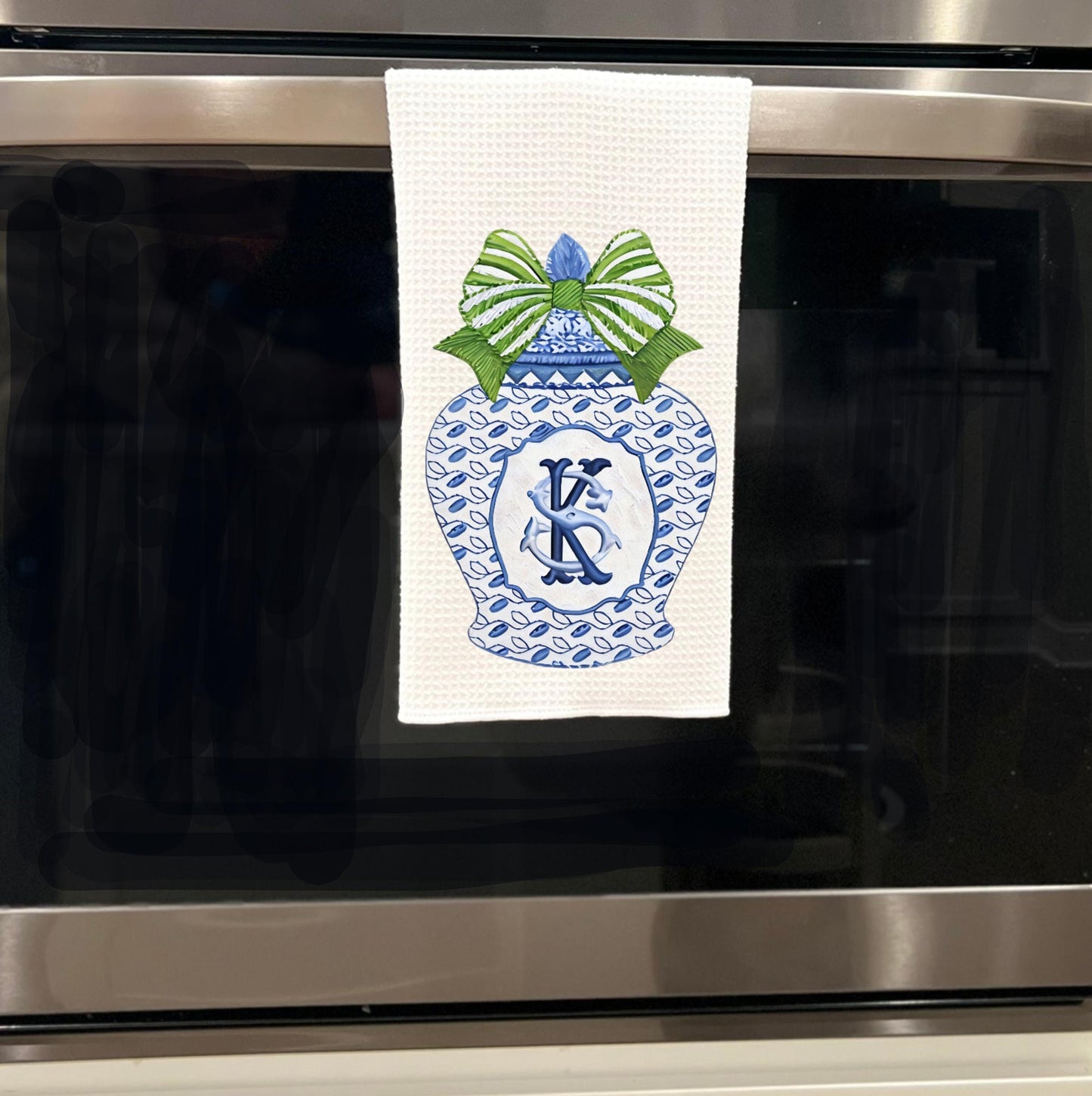 Monogram Tea Towel