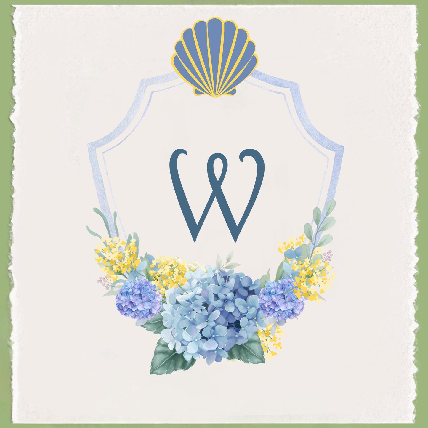 Nantucket Monogram Tea Towel Collection