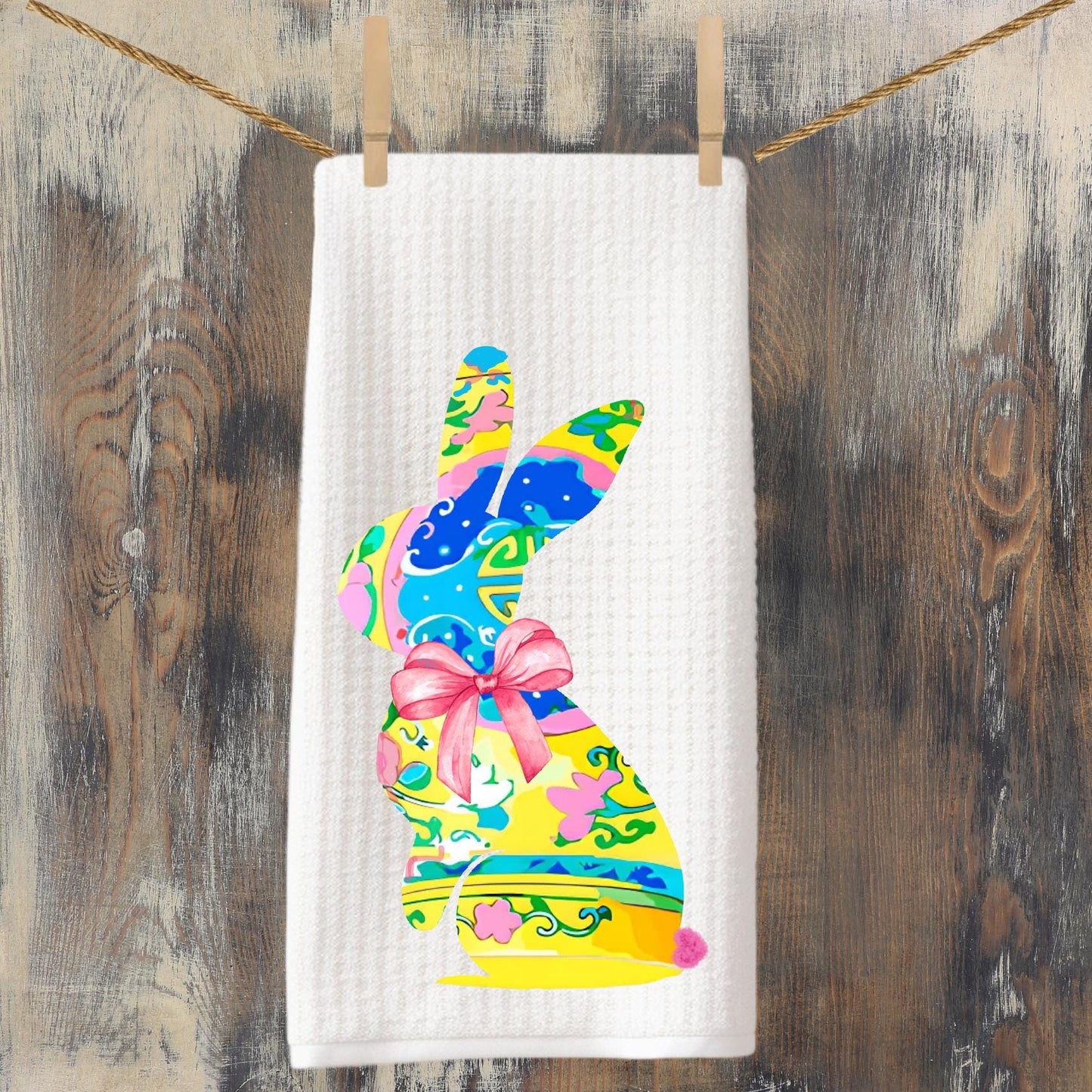 Multicolor Bunny Tea Towel Collection