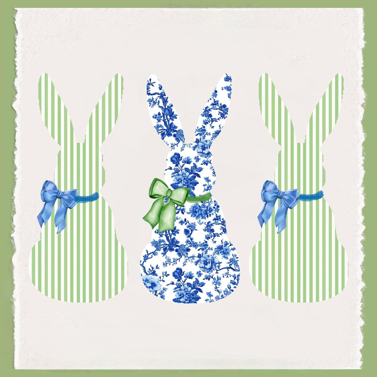 Preppy Monogram Tea Towel Set