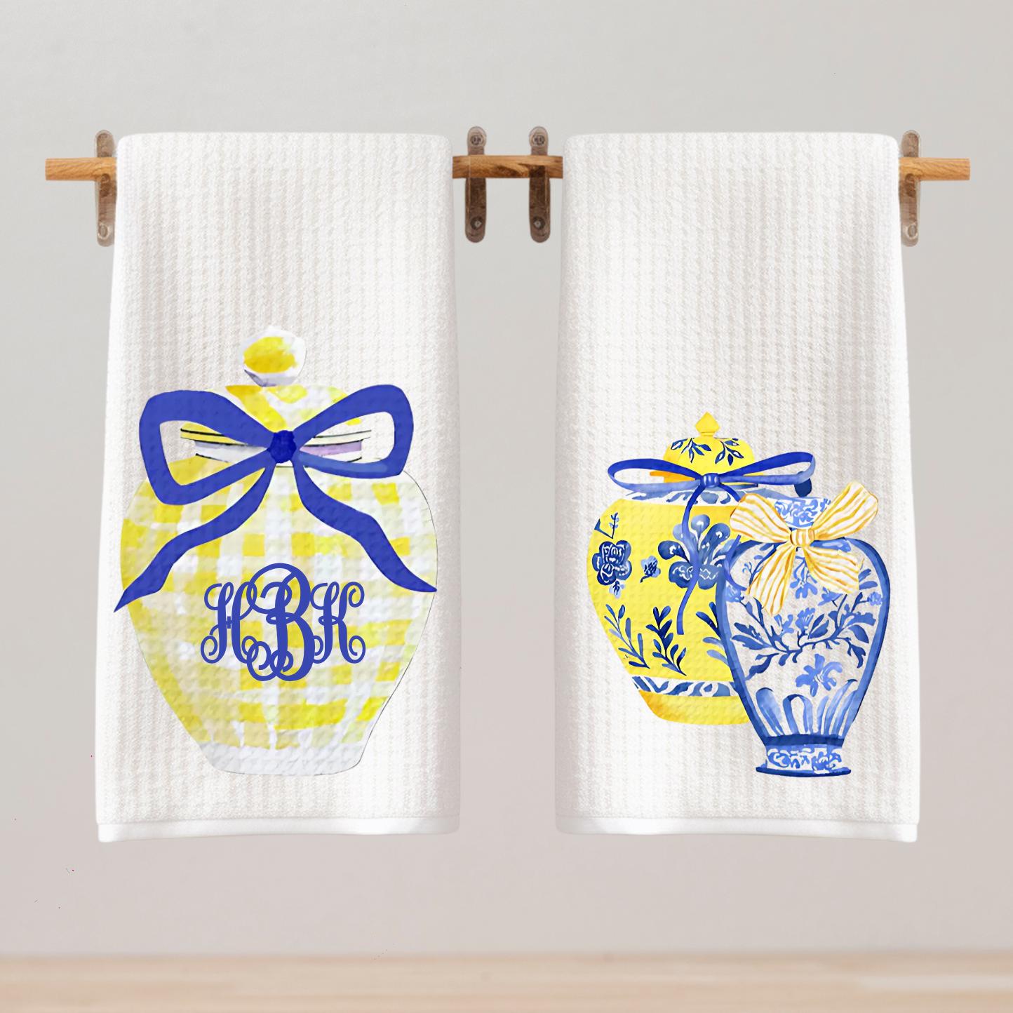 Blue & Yellow Ginger Jar Collection