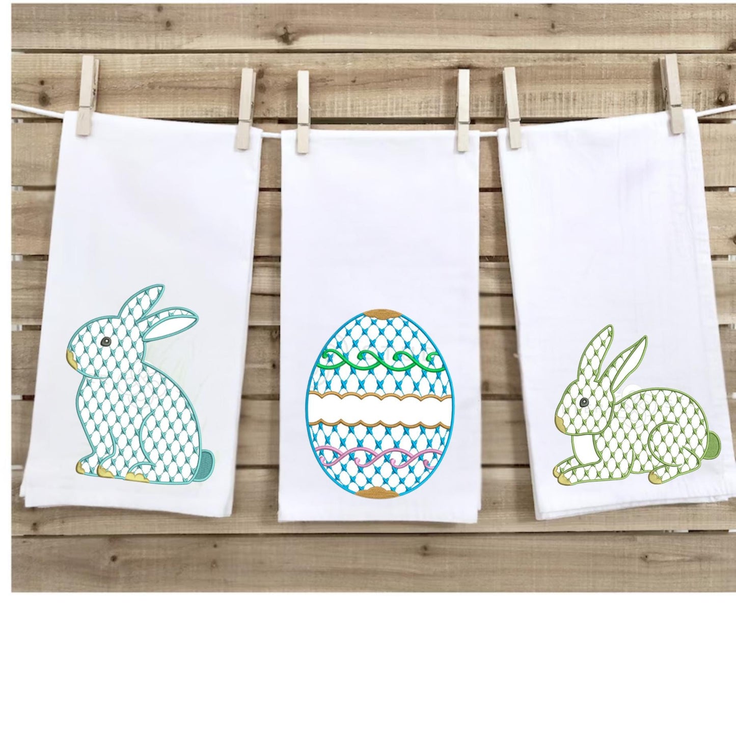 Cloisonne Inspired Bunny Collection