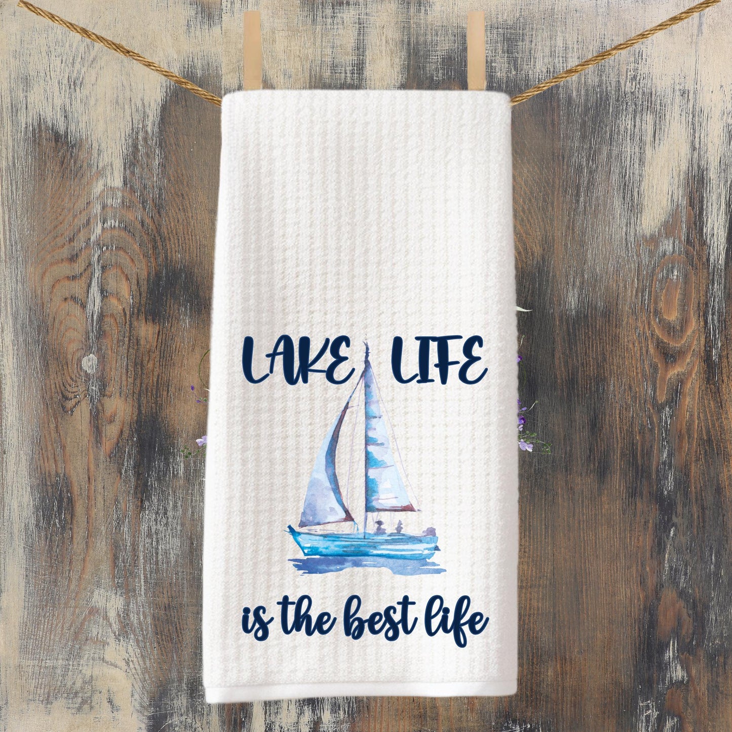 Lake Life and Happy Hour Tea Towel Collection