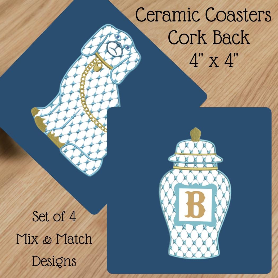 Grand Millennial Chinoiserie Coasters