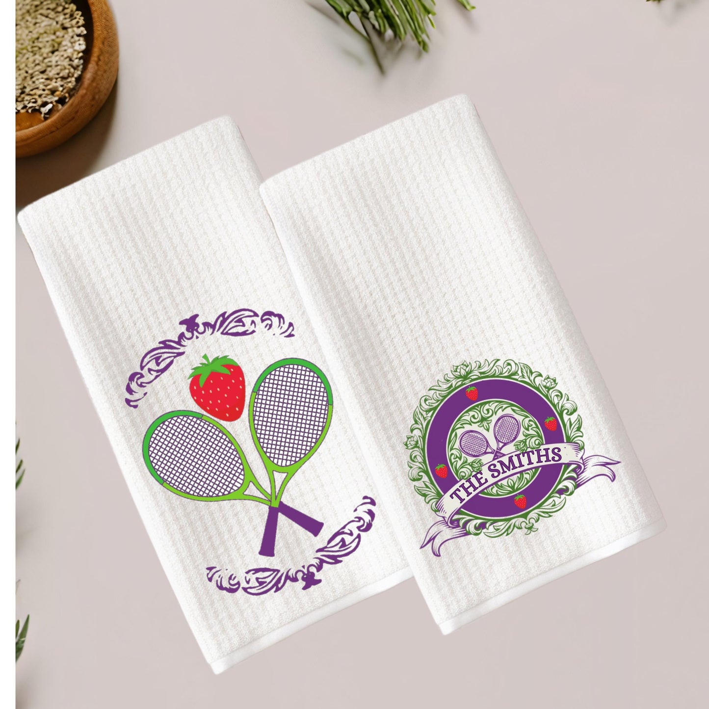 Wimbledon Tennis Tea Towel Collection