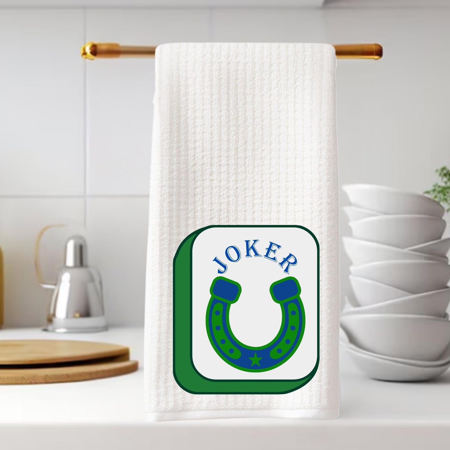 Texas Mahjong Tea Towel Collection