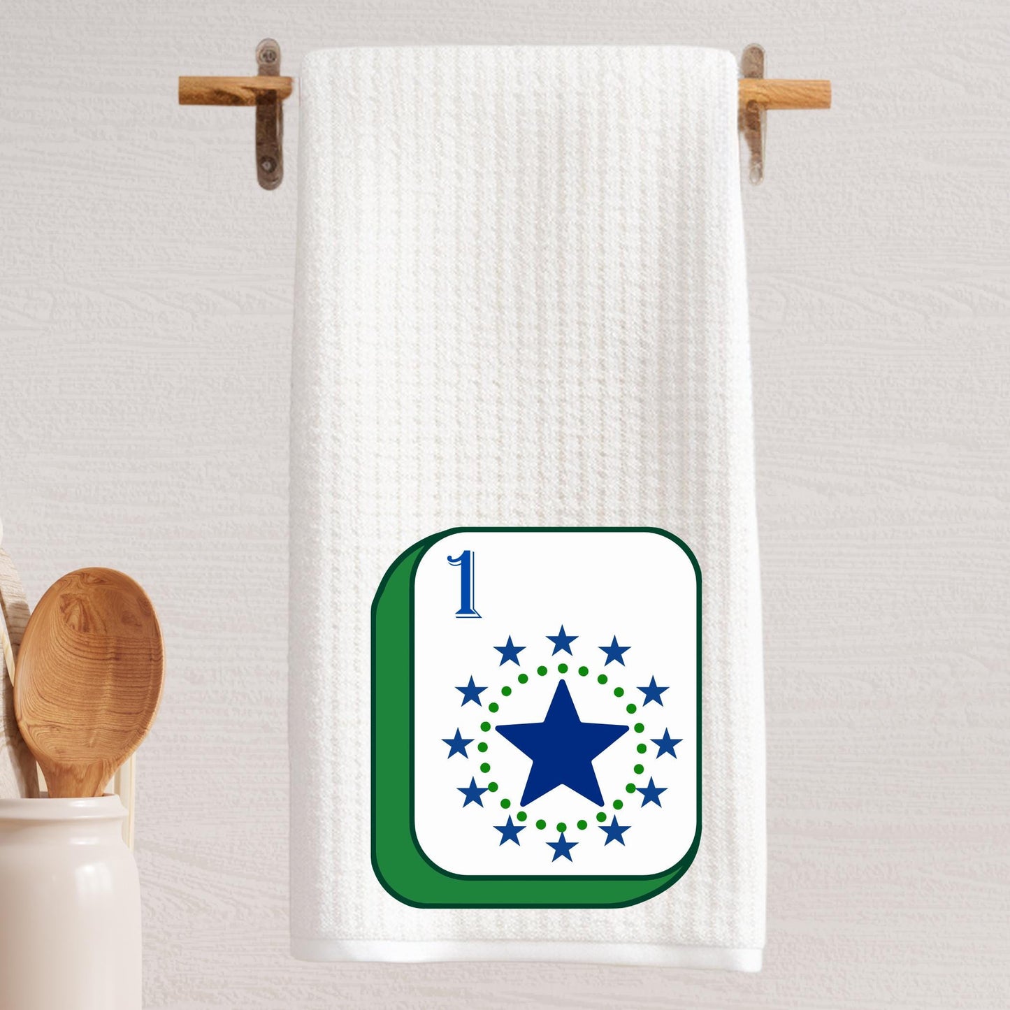 Texas Mahjong Tea Towel Collection