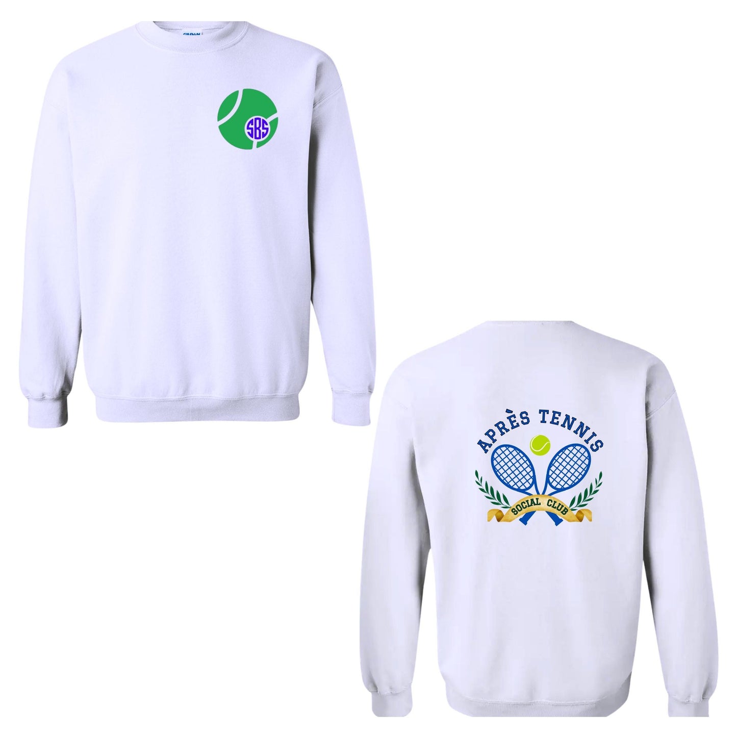 Apres Tennis Social Club Monogram Laguna Crew