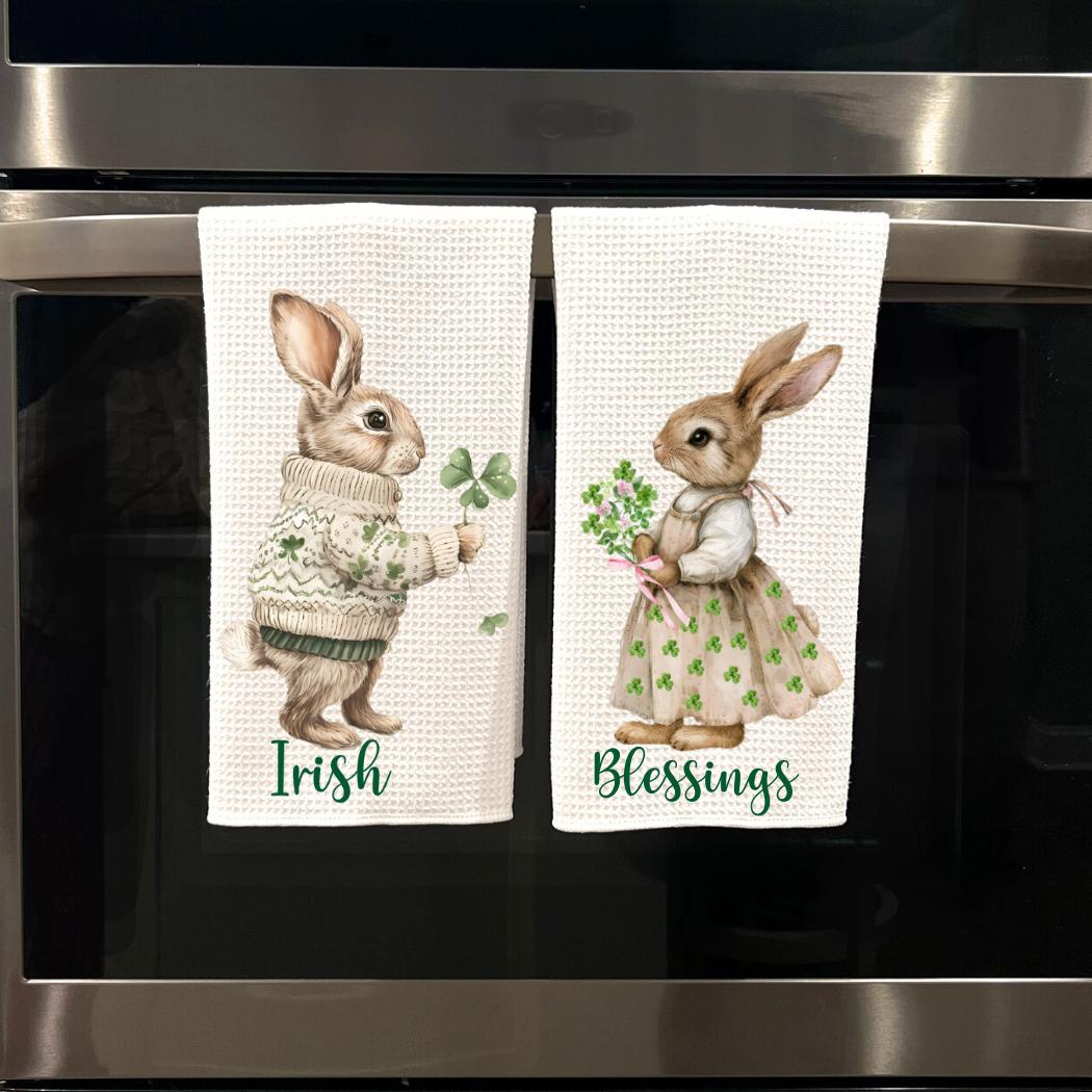 Irish Blessings Tea Towel