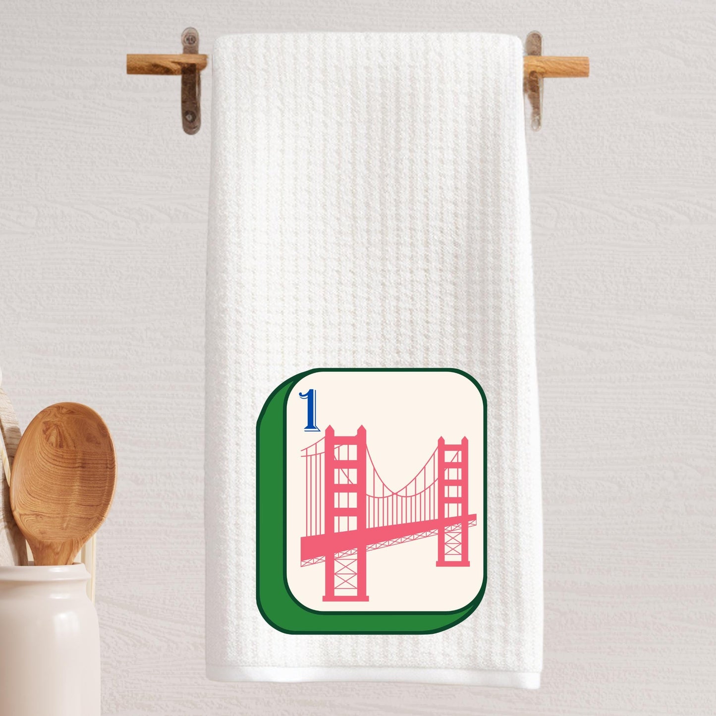 Cali Mahjong Tea Towel Collection