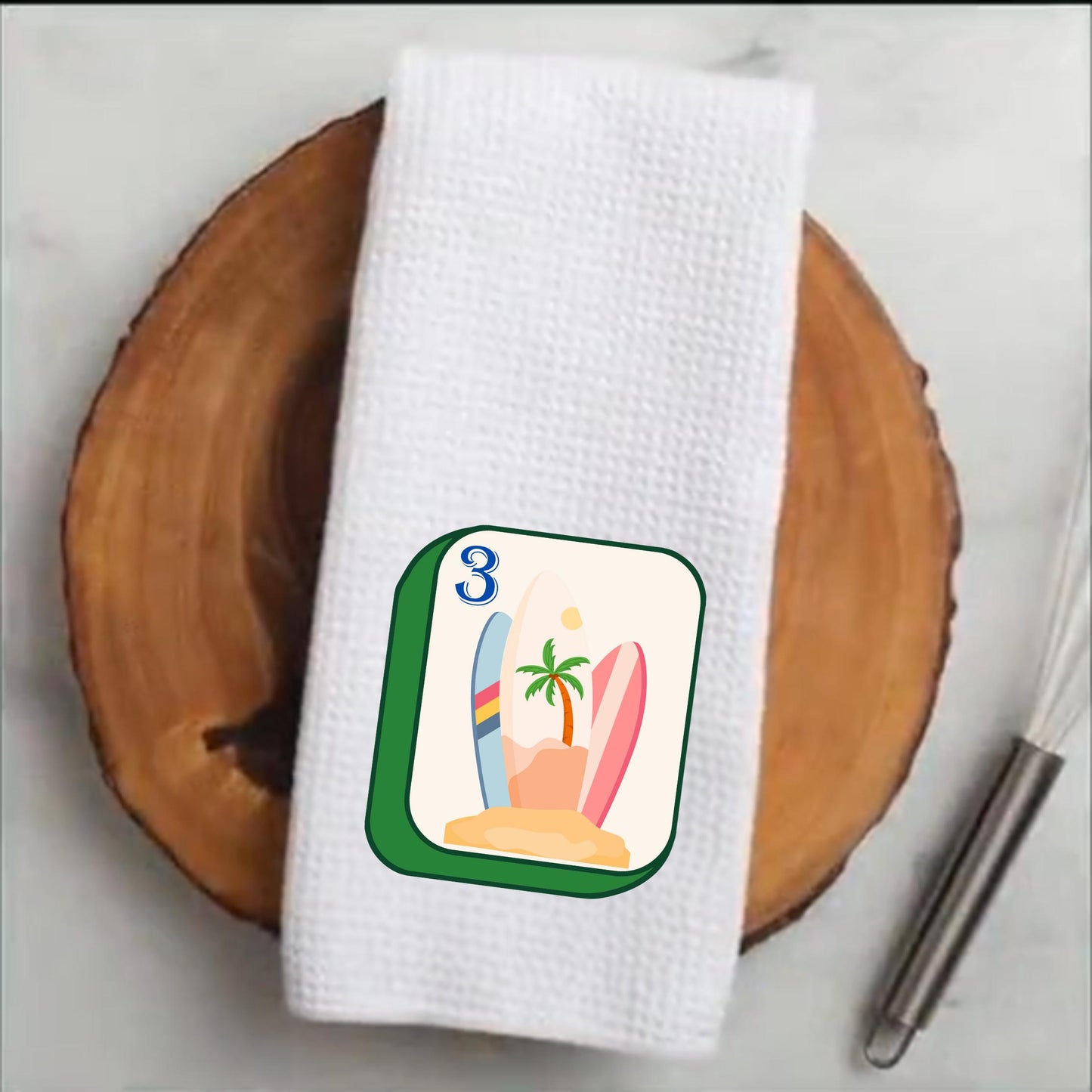 Cali Mahjong Tea Towel Collection