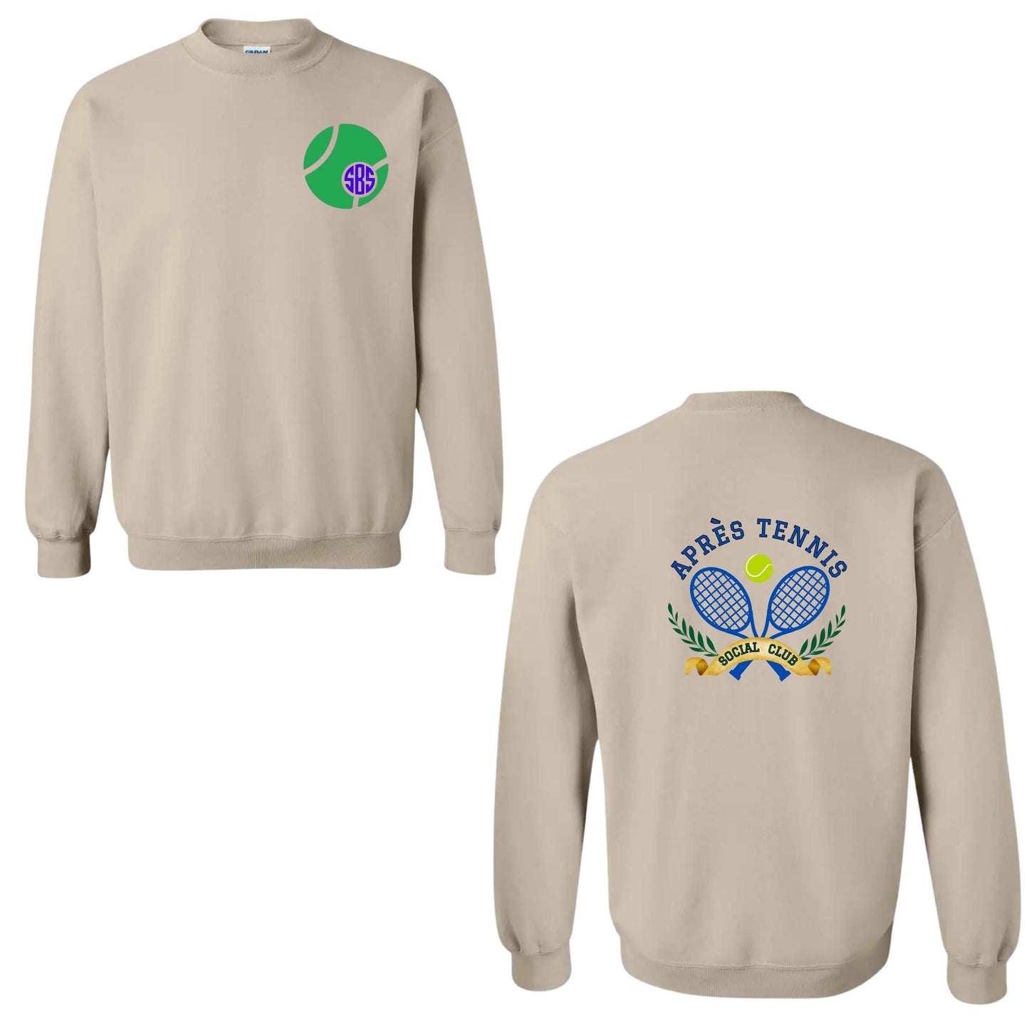Apres Tennis Social Club Monogram Laguna Crew