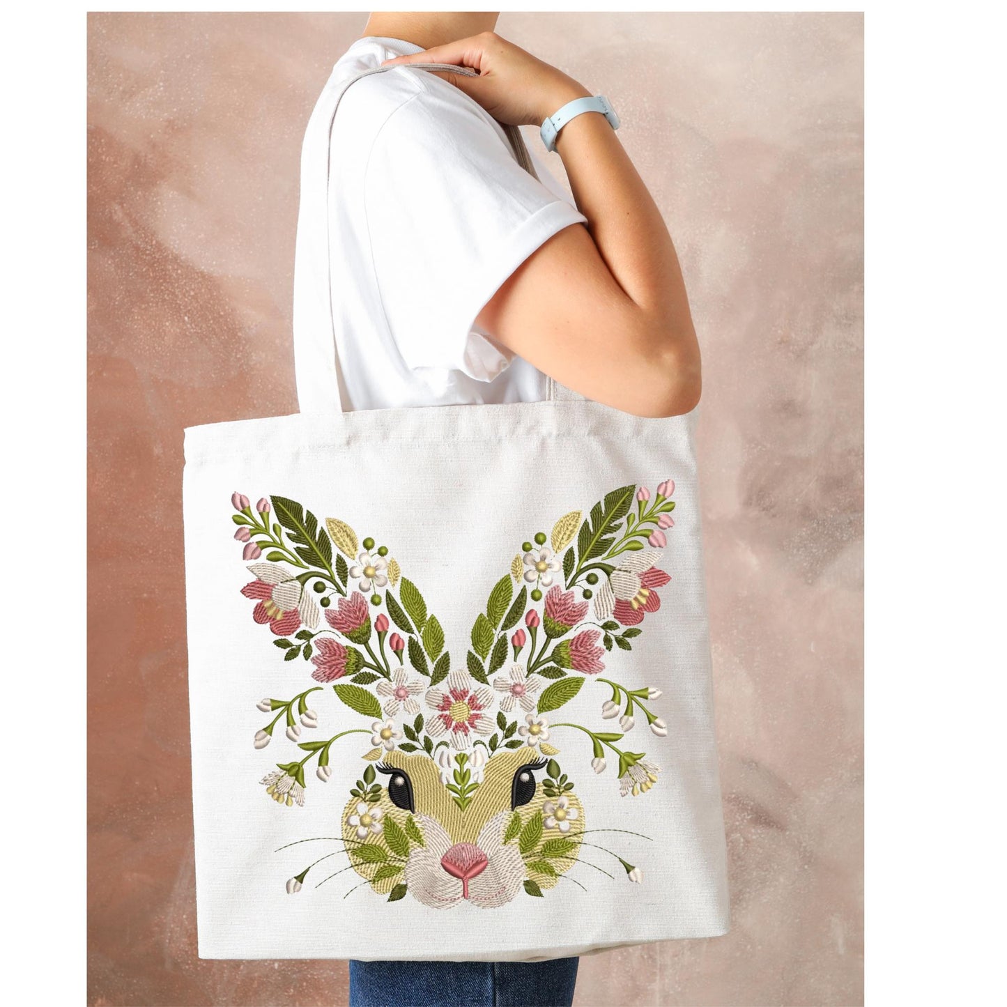 Floral Bunny & Mouse Tea Towel Collection
