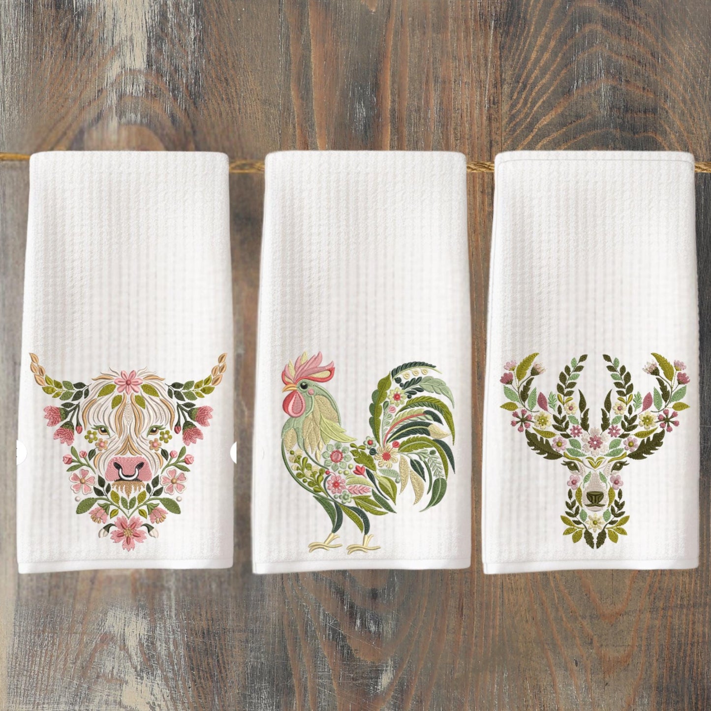 Farm Animal Floral Tote Collection