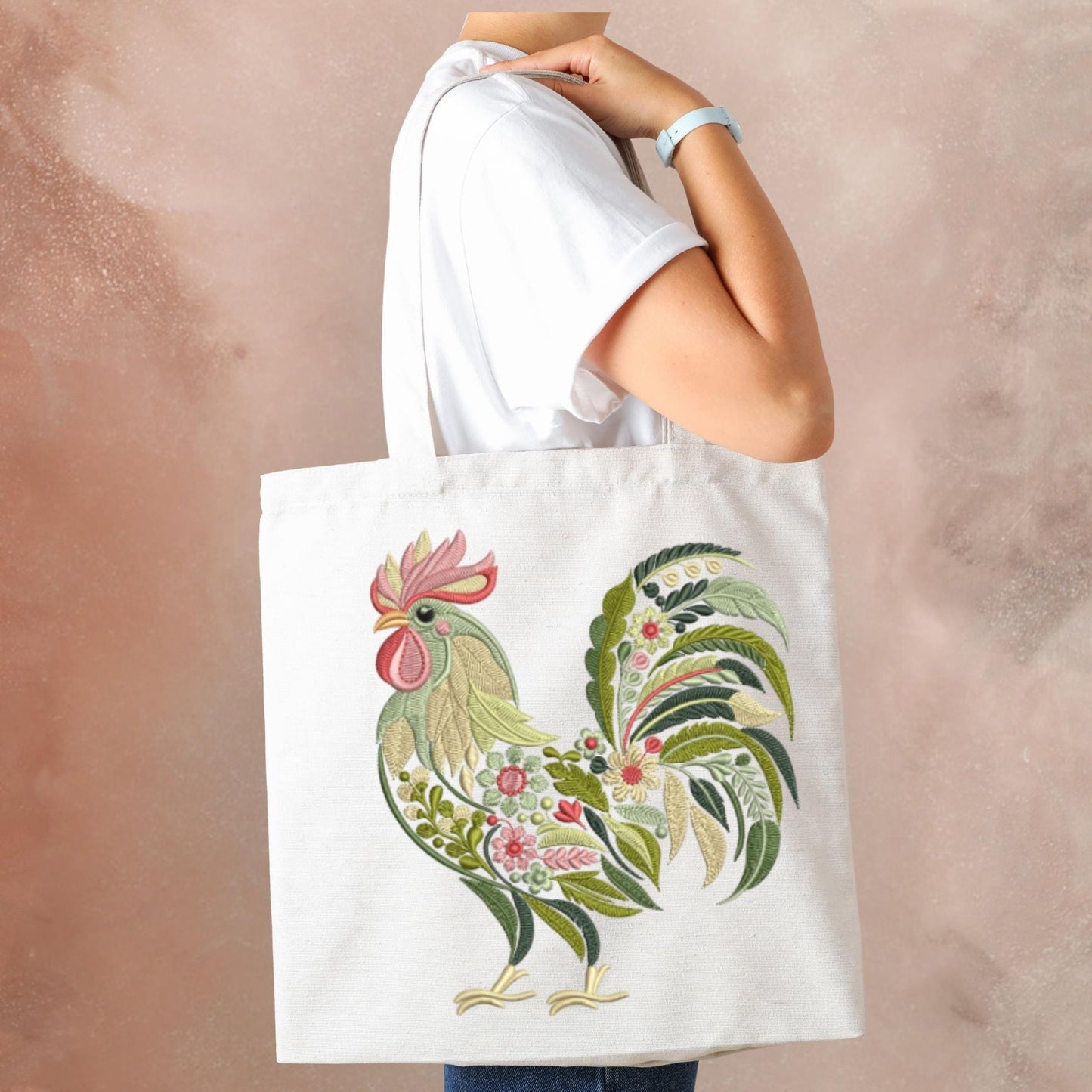 Farm Animal Floral Tote Collection