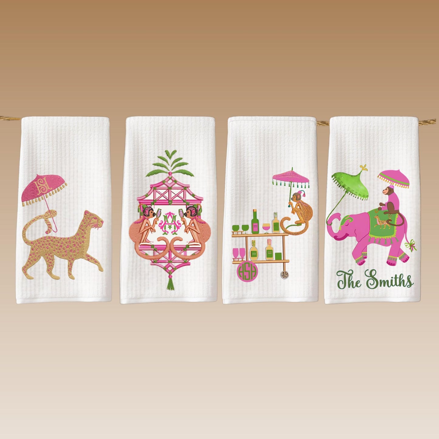 Preppy Palm Beach Tea Towel Collection