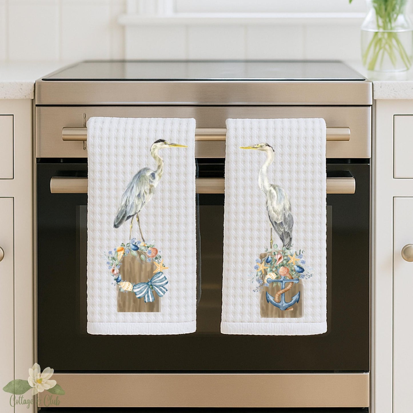Egret Coastal Tea Towel Set