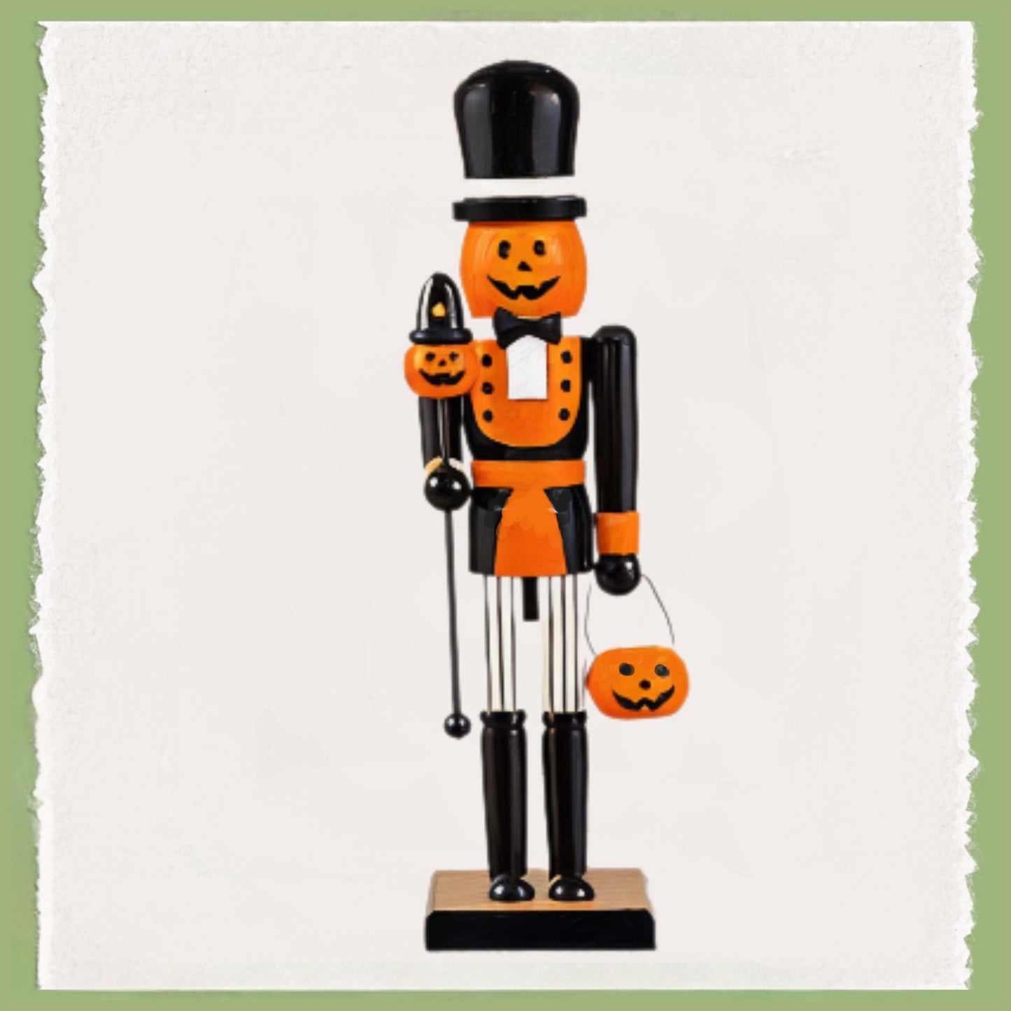 Personalized Halloween Nutcracker Tea Towel | Custom Kitchen Decor Gift for Her, Mom, Fall Halloween, Black & White Decor, Hostess Gift