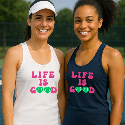 Life is Good Racerback Tank