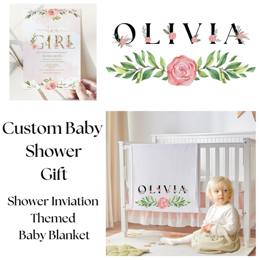 Individuelle Babypartydecke