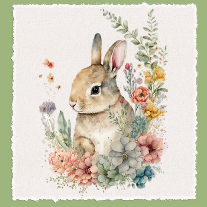 Spring Bunny Floral