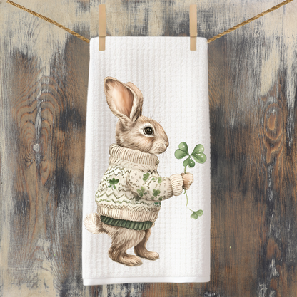 St Patrick’s Day Bunny Tea Towel